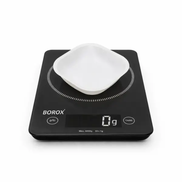 Borox PS Tartım Kabı - Plastik Elips Form 100ml - 250adet/paket - Beyaz Renk - Elipsoidal