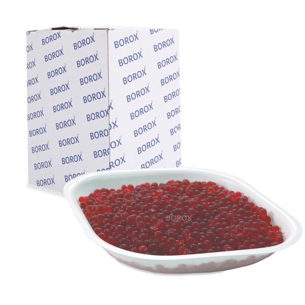 Borox PS Tartım Kabı - Plastik Elips Form 100ml - 250adet/paket - Beyaz Renk - Elipsoidal