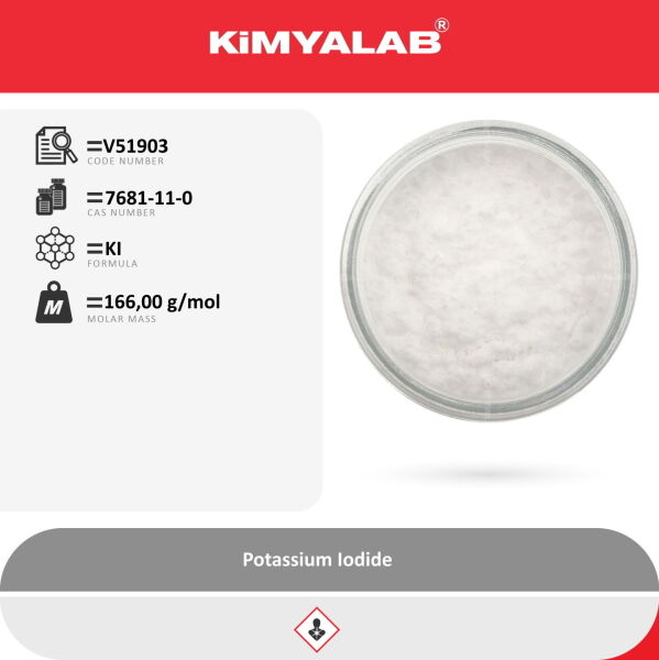 Kimyalab Potasyum İyodür Toz - Potassium iodide - 25 Kg-Koli Toptan