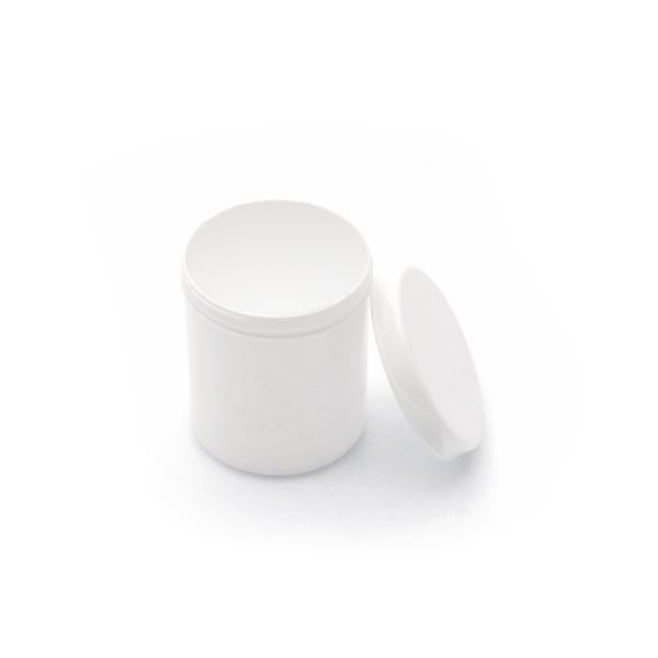 Beyaz Numune Kabı 100ml - Plastik Kapaklı Kutu 100 cc