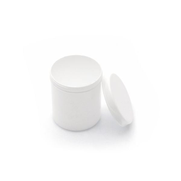 Beyaz Numune Kabı 100ml - Plastik Kapaklı Kutu 100 cc