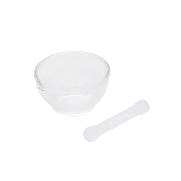 Borox Cam Havan Tokmaklı 90 mm - Havan ve Eli - 1 set-paket