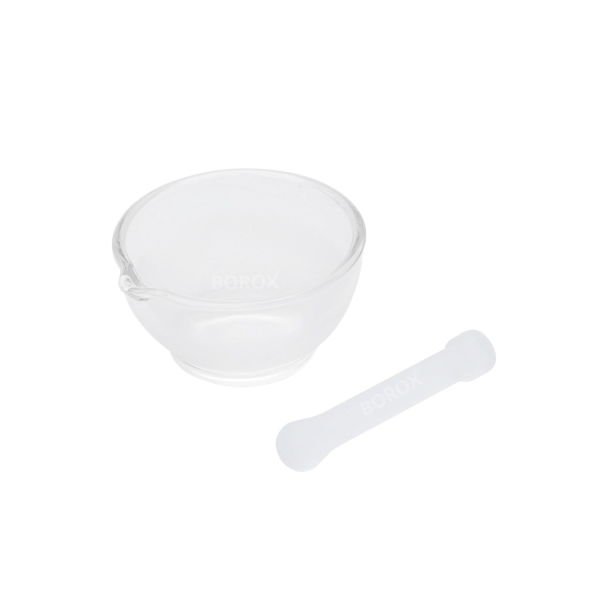 Borox Cam Havan Tokmaklı 90 mm - Havan ve Eli - 1 set-paket