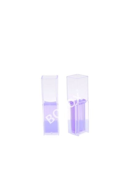 Borox Plastik Spektrofotometre Küveti 1.5 ml - 10 Paket Toptan
