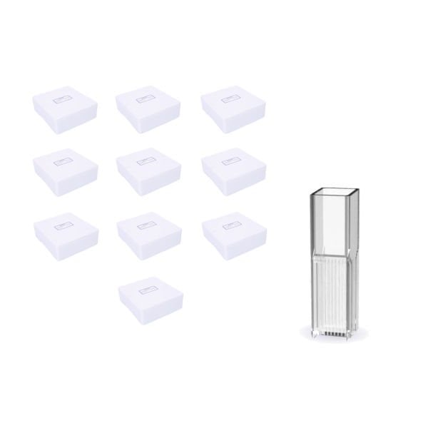 Borox Plastik Spektrofotometre Küveti 1.5 ml - 10 Paket Toptan
