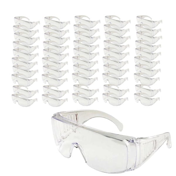 Borox Koruyucu Gözlük S700 - Laboratuvar Gözlüğü - Şeffaf 50 Adet Toptan