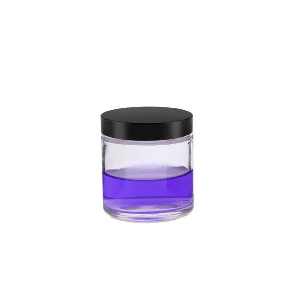Borox Cam Şişe 100ml - Krem Kavanoz 100cc Kapaklı Şişe - 50 Adet Toptan