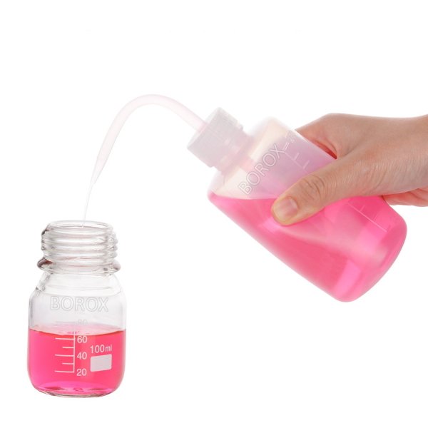 Borox Piset 1000 ml - Yıkama Şişesi - Şeffaf - PE Plastik