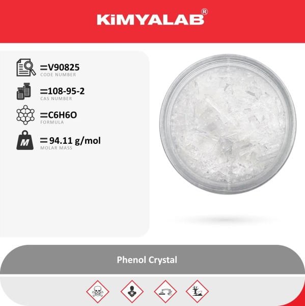 Kimyalab Fenol Kristal 500g - Phenol Crystal