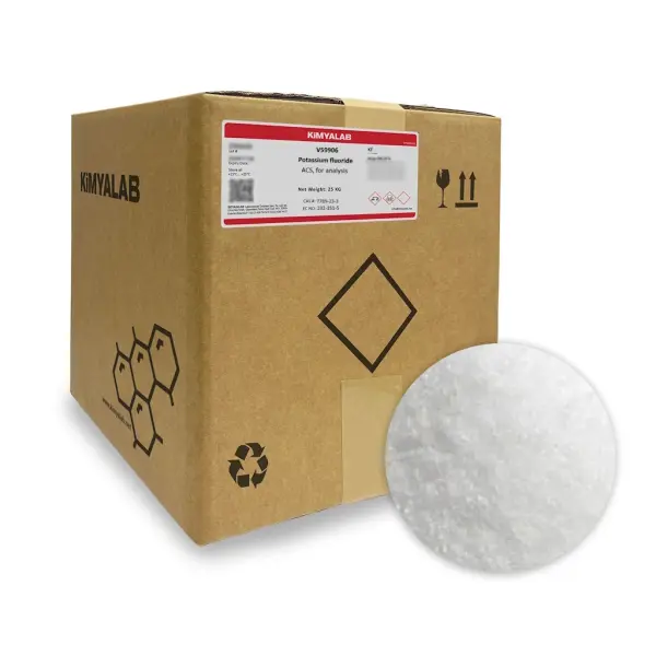 Kimyalab Potasyum Florür - Potassium Fluoride - 25 Kg-Koli