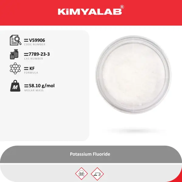 Kimyalab Potasyum Florür - Potassium Fluoride - 25 Kg-Koli