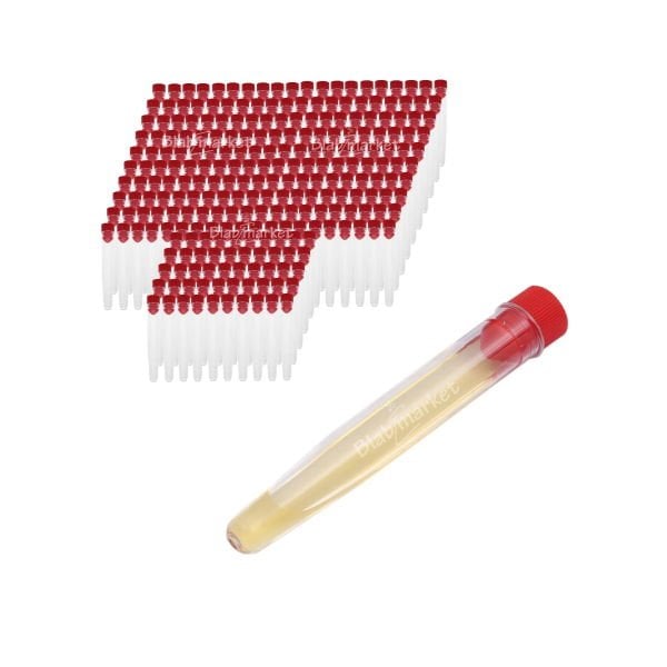 Plastik Test Tüpü Kapaklı 16x100mm - P.S Tüp 10ml Dibi Konik 250Adet