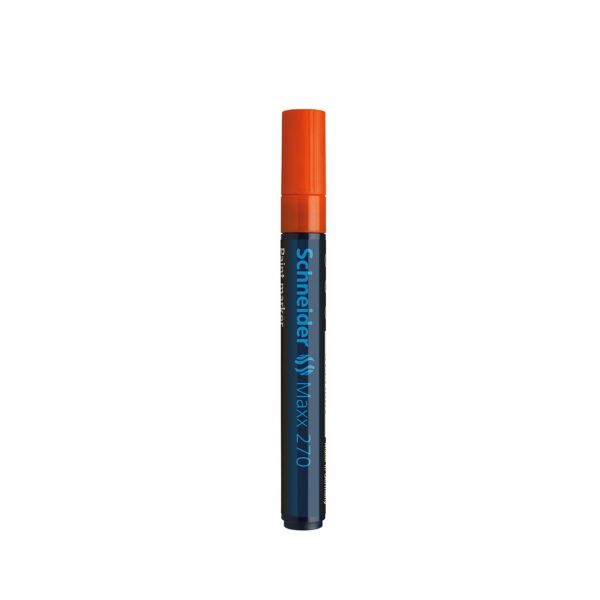 Schneider Maxx 270 Asetat Kalemi Turuncu - 1-3mm - Boya Markörü - Cam Kalemi 10 Adet Toptan