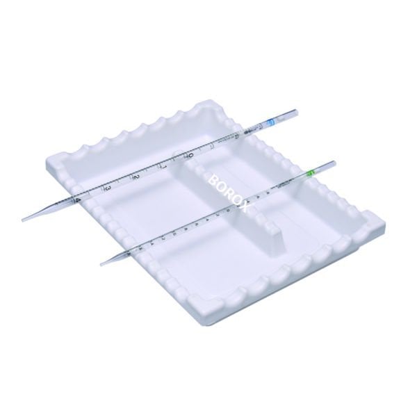 Borox Pipet Tepsisi - PS Tepsi - Pipet Standı - Pipet Rack - Tray