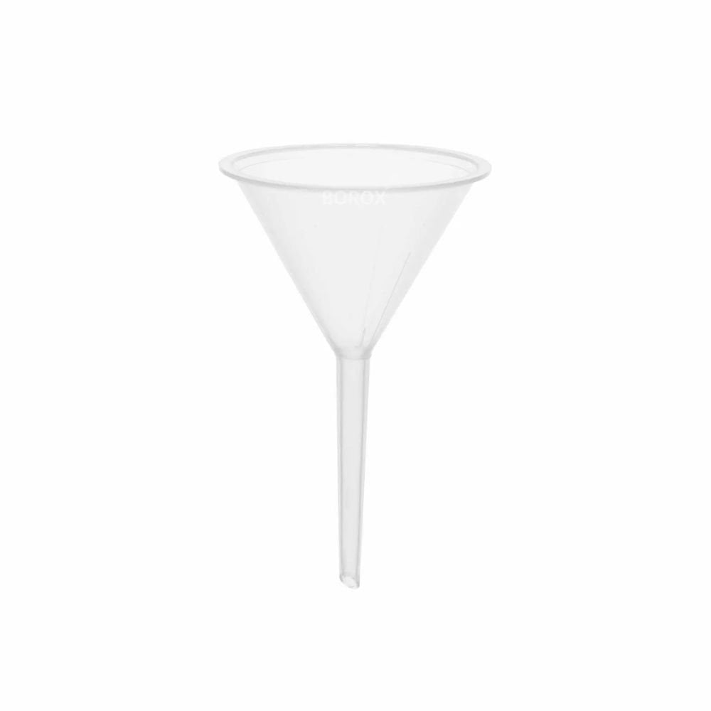 Borox Plastik Analitik Huni 50mm - Laboratuvar Hunisi - PP Huni