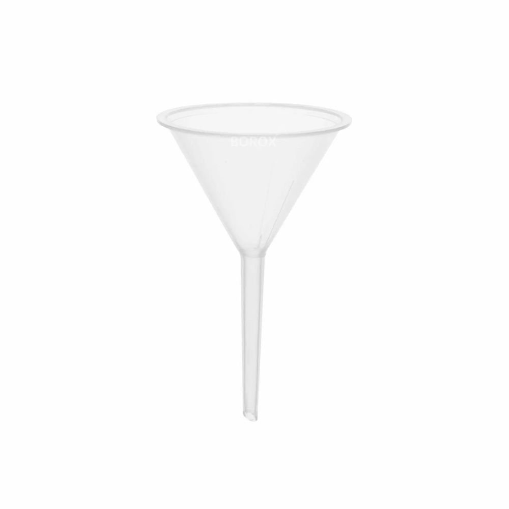 Borox Plastik Analitik Huni 50mm - Laboratuvar Hunisi - PP Huni