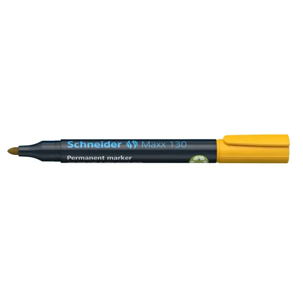 Schneider Maxx130 Asetat Kalemi Sarı - 1-3mm - Cam Kalemi