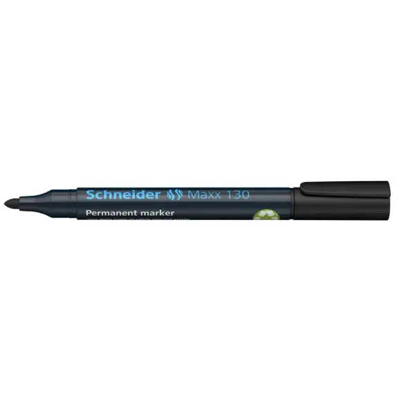 Schneider Maxx130 Asetat Kalemi Siyah - 1-3mm - Cam Kalemi