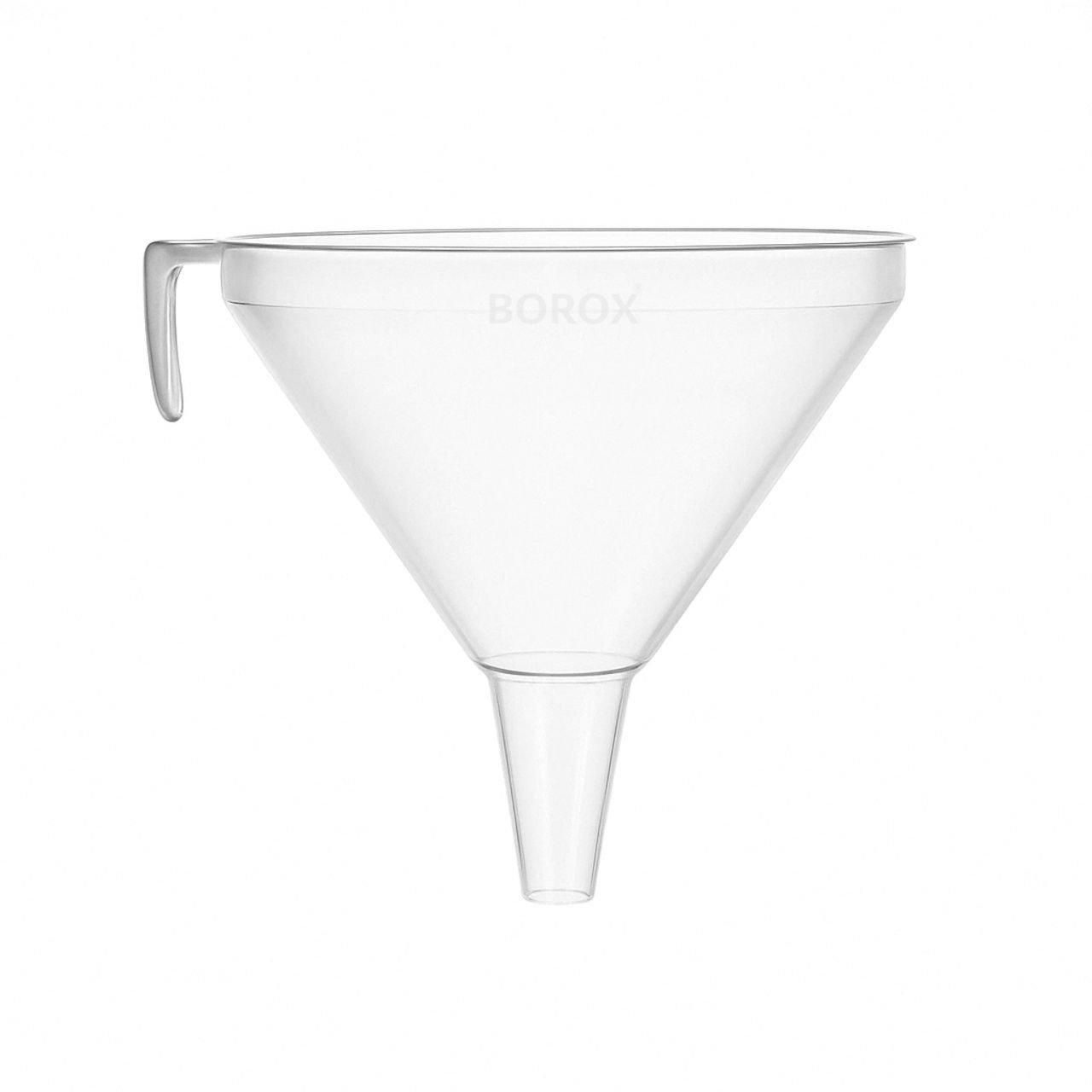 Borox Plastik Saplı Huni 250mm - Laboratuvar Hunisi