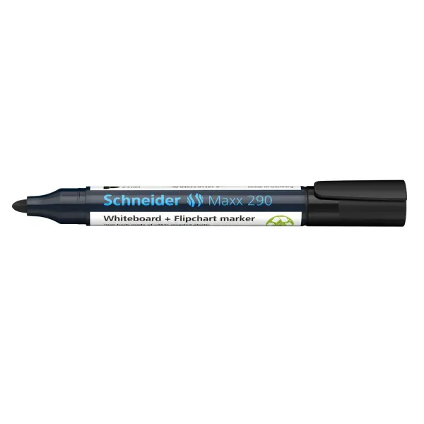 Schneider Maxx 290 Tahta Kalemi Siyah - 2-3mm -  Beyaz Tahta ve Flipchart Kalemi