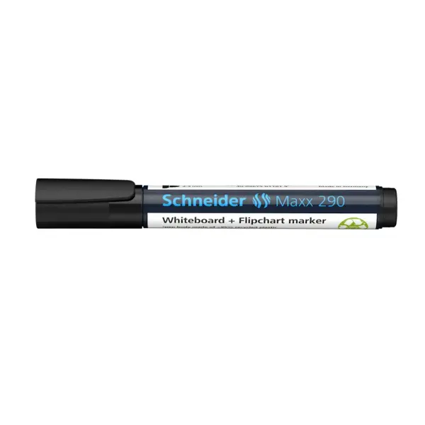 Schneider Maxx 290 Tahta Kalemi Siyah - 2-3mm -  Beyaz Tahta ve Flipchart Kalemi