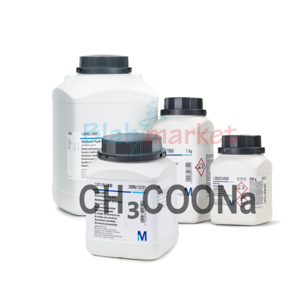 Merck 106268.1000 Sodyum Asetat 1 kg - Sodium Acetate Anhydrous Gr For Analysis Acs