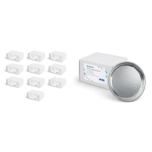 Borox Alüminyum Tartım Kabı - 100x8mm Tartım Kapları 1000 Adet