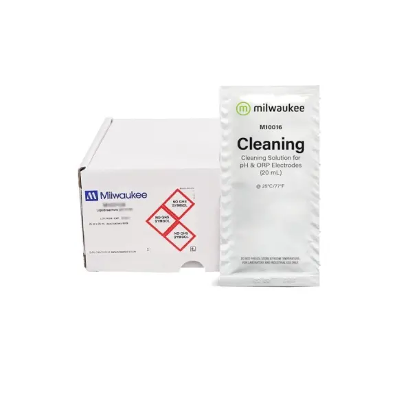 Milwaukee M10016B pH Elektrot Temizleme Solüsyonu 20 ml poşet - 25adet/paket