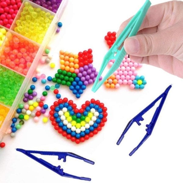 Borox Penset 13 cm Plastik Mavi - Küt Uçlu Dişli Düz Cımbız - 100 Adet Toptan