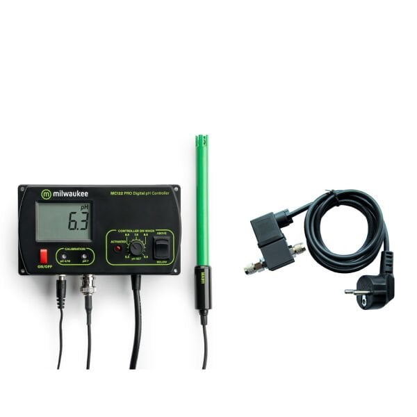 Milwaukee MC122 pH Ölçer - Selenoid Valfi Dahil - pH Metre Monitör