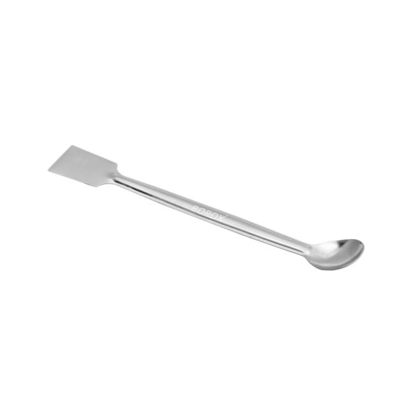 Borox Metal Spatül Kaşıklı İnce 15cm - Öğrenci Spatula 100 Adet Toptan