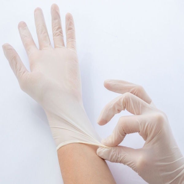 Steril Cerrahi Eldiven - Pudrasız Lateks Eldiven NO:8.5 - Latex Muayene Eldiveni 50 Adet/Paket