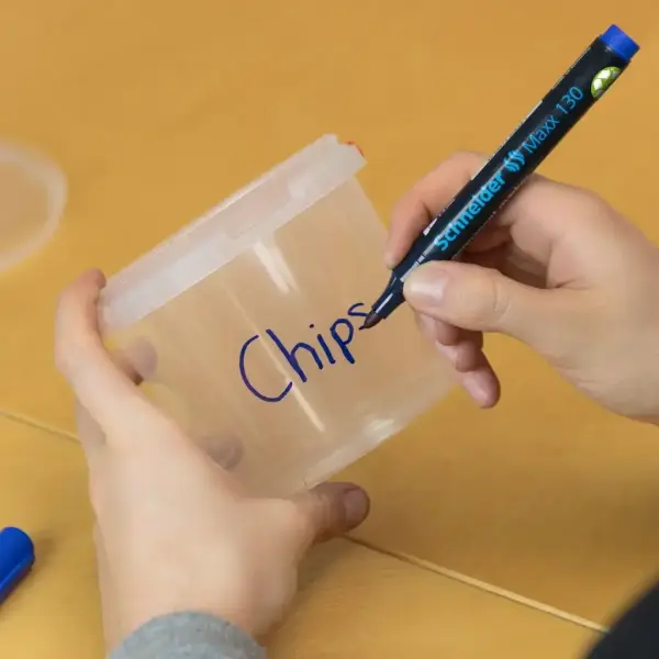 Schneider Maxx130 Asetat Kalemi Mavi - 1-3mm - Cam Kalemi - 10 Adet