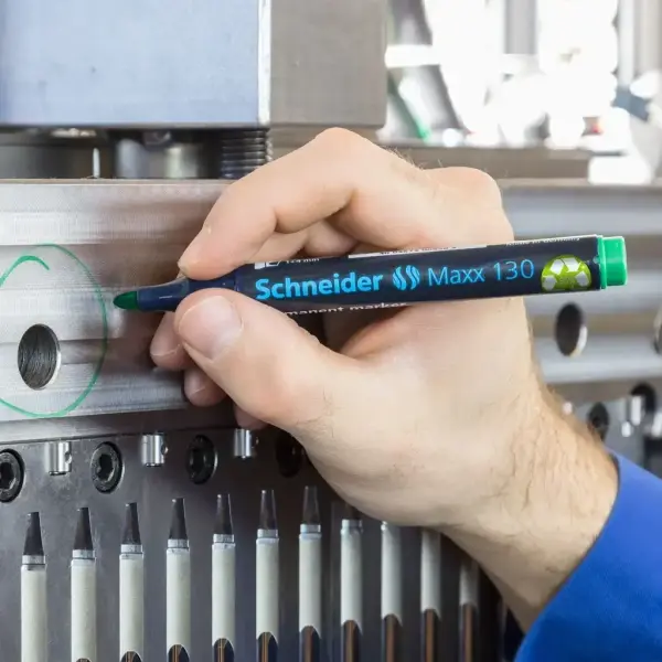 Schneider Maxx130 Asetat Kalemi Mavi - 1-3mm - Cam Kalemi - 10 Adet