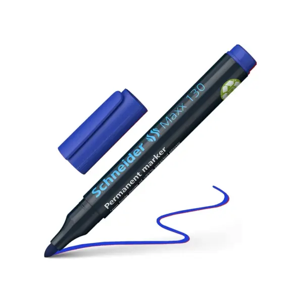 Schneider Maxx130 Asetat Kalemi Mavi - 1-3mm - Cam Kalemi - 10 Adet