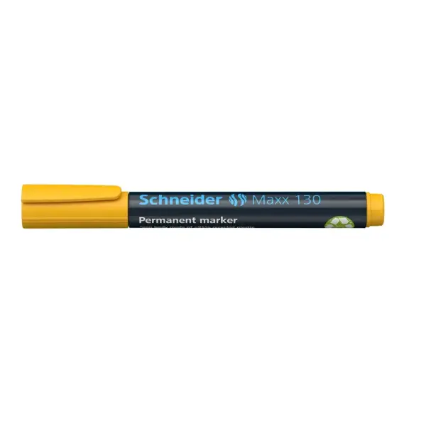 Schneider Maxx130 Asetat Kalemi Sarı - 1-3mm - Cam Kalemi - 10 Adet