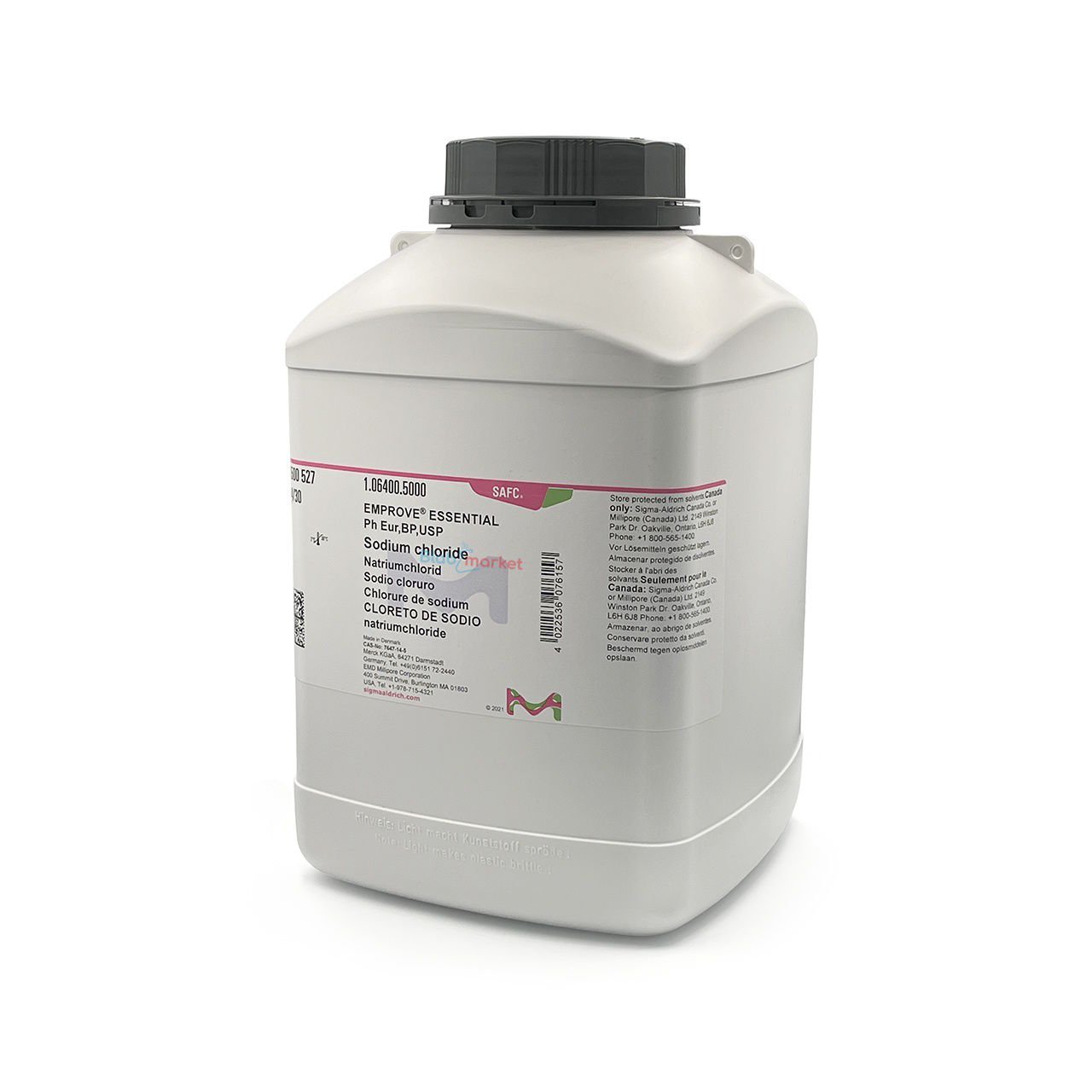 Merck 106400.5000 Sodyum Klorür 5 Kg - Sodium Chloride