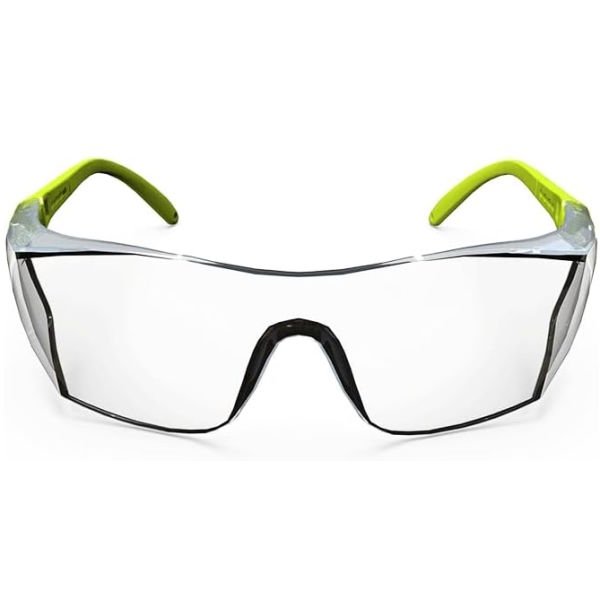Koruyucu Gözlük - Laboratuvar Gözlüğü - Sap Açısı Ayarlı Yeşil - 100 Adet Toptan