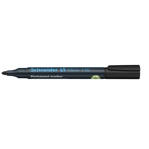 Schneider Maxx130 Asetat Kalemi Siyah - 1-3mm - Cam Kalemi - 10 Adet