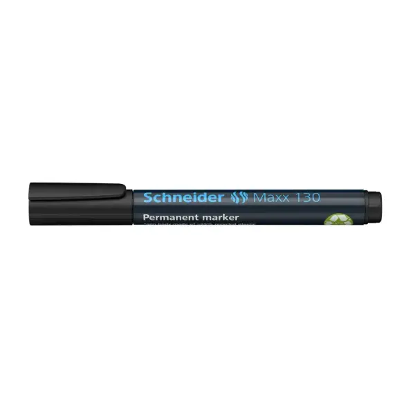 Schneider Maxx130 Asetat Kalemi Siyah - 1-3mm - Cam Kalemi - 10 Adet