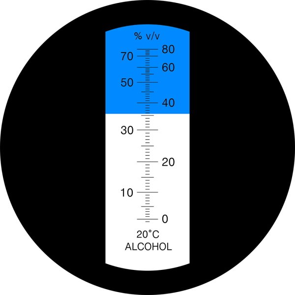 ATC AK80 Alkol Refraktometre - Alkol Derecesi Ölçer 0-80%
