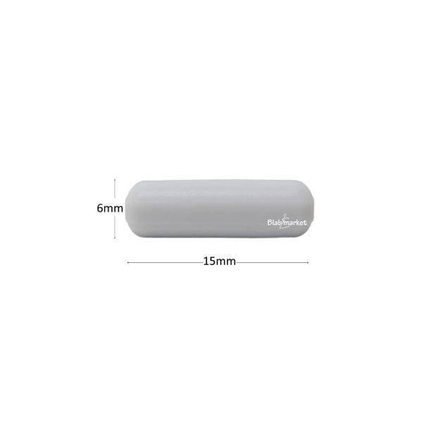 Manyetik Balık 6x15 mm - Teflon Karıştırıcı Balık Silindirik - 50 Adet Toptan