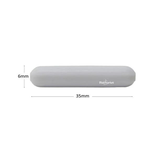 Manyetik Balık 6x35 mm - Teflon Karıştırıcı Balık Silindirik - 50 Adet Toptan
