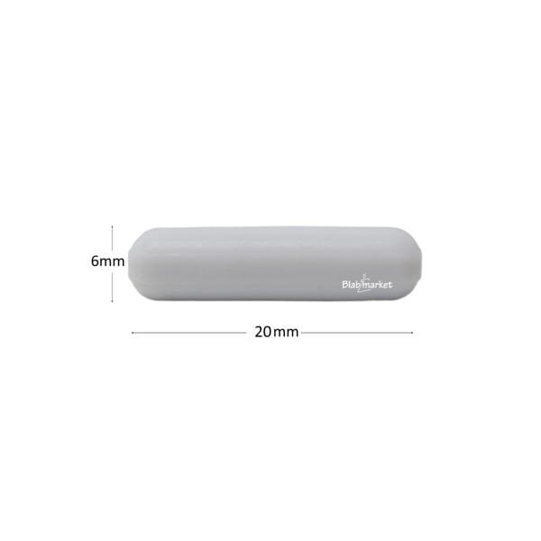 Manyetik Balık 6x20 mm - Teflon Karıştırıcı Balık Silindirik - 50 Adet Toptan