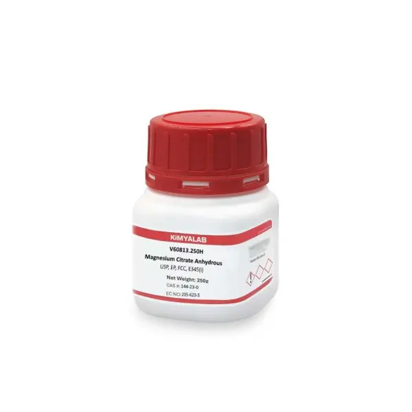 Kimyalab Magnezyum Sitrat 250g - Magnesium Citrate Anhydrous