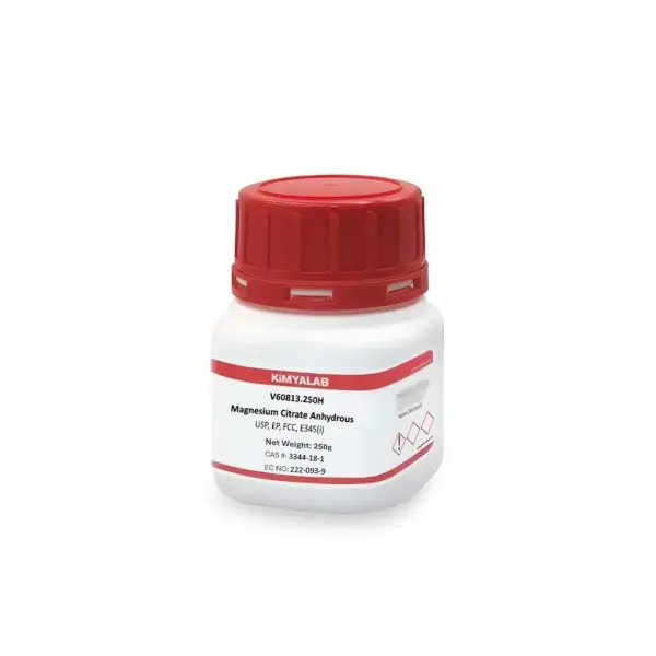Kimyalab Magnezyum Sitrat 250g - Magnesium Citrate Anhydrous