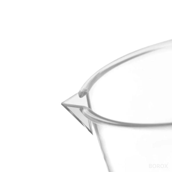 Borox Kulplu Plastik Beher 250 ml - Ölçü Kabı - Mavi Skala