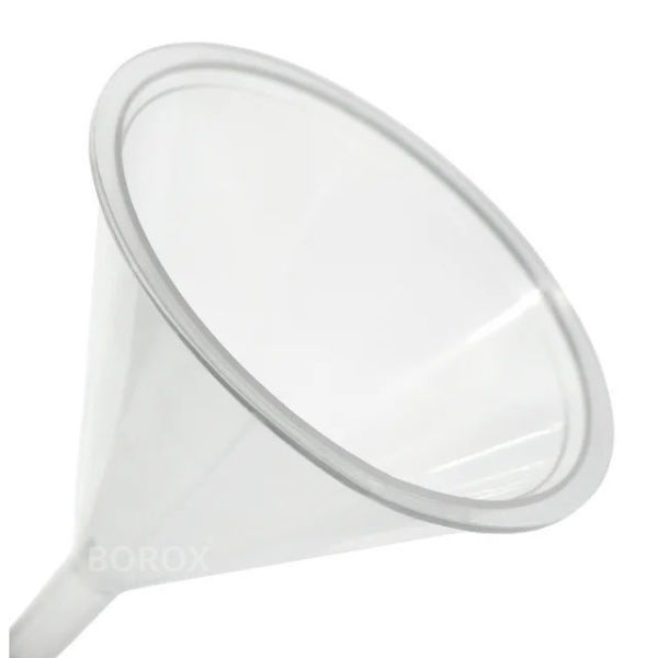 Borox Plastik Analitik Huni 75mm - Laboratuvar Hunisi - 36 Adet Toptan
