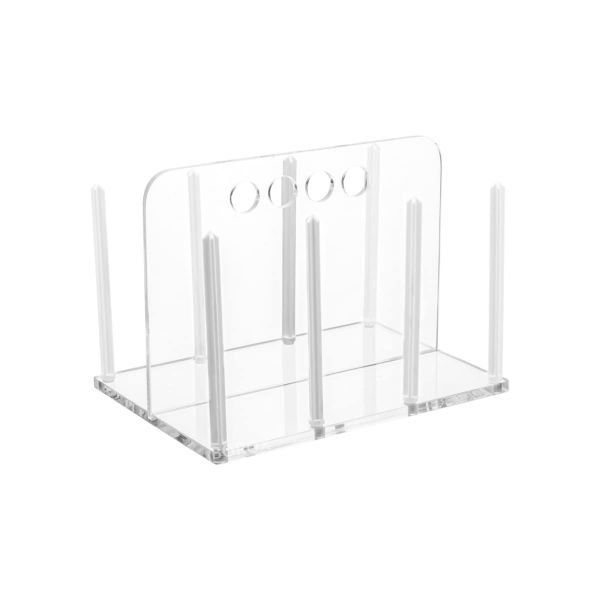 Borox Akrilik Petri Kabı Standı 90mm Petri İçin Rack - Petri Standı