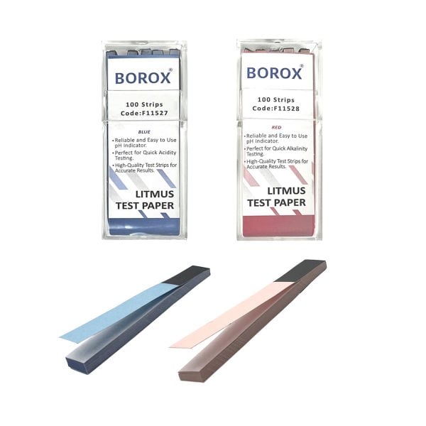 Turnusol Kağıdı Seti - 100 Test Mavi+100 Test Kırmızı Strip
